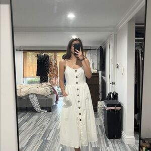 Lulu's Comfy White Dress